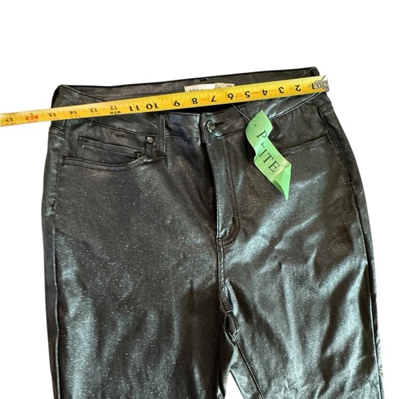 RM Rebecca Minkoff Black Shimmer Pants Size 12P - Picture 7 of 16